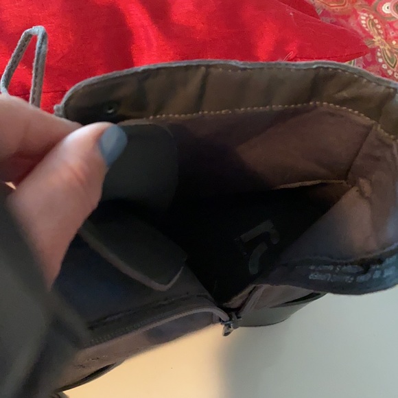 Gray lace up Report boot - Picture 6 of 10